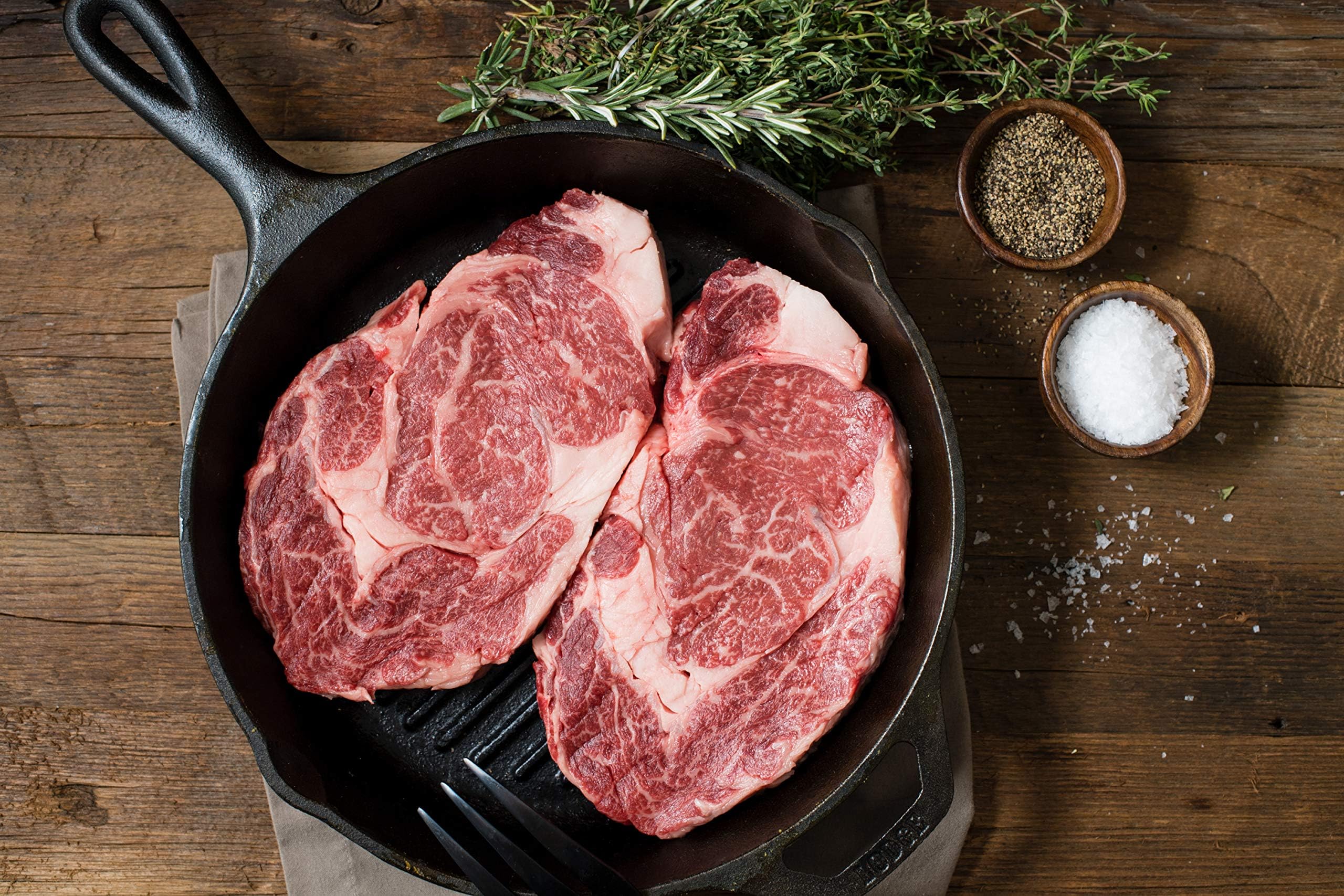 The Wagyu Shop | Natural American Wagyu Beef Portioned Ribeye Steaks (4 pieces)