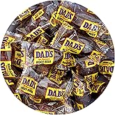 Dad's Root Beer Barrels Hard Candy, 1lb Bulk Bag (Approximately 50 pcs), Rootbeer Candy, Dads Root Beer Barrels, The Hampton Popcorn &amp; Candy Company