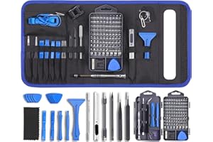 SHOWPIN Precision Screwdriver Set, 135 in 1 Computer Repair Tool Kit, with 98 Bits Magnetic Driver Kit and 37 Tools, Laptop Screwdriver Kit Compatible for Tablet, iPhone, Phone, MacBook, Xbox and PC Repair