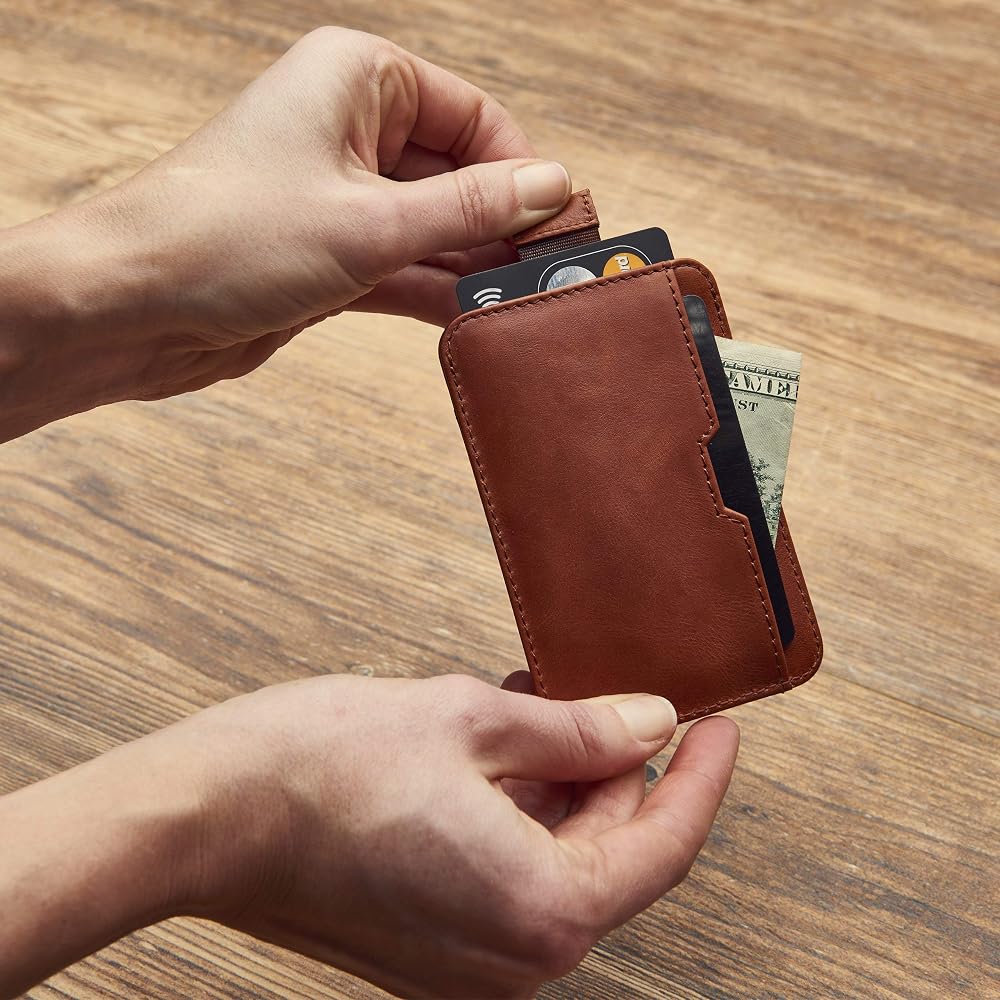 Luxury Card Holder With Id Window Marshal Wallet Small Credit Card 