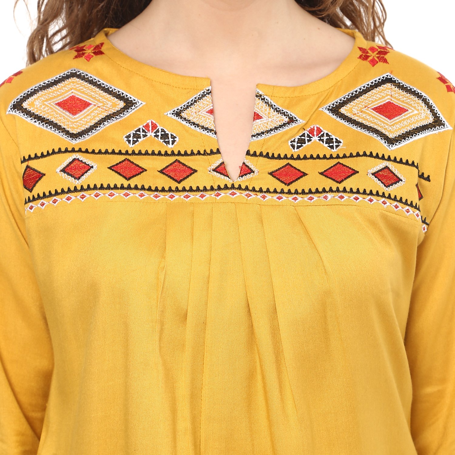 mayra women's plain regular fit top