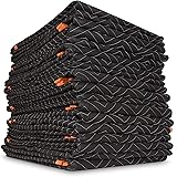 WEN 272812 72-Inch by 80-Inch Heavy Duty Padded Moving Blankets, 12 Pack