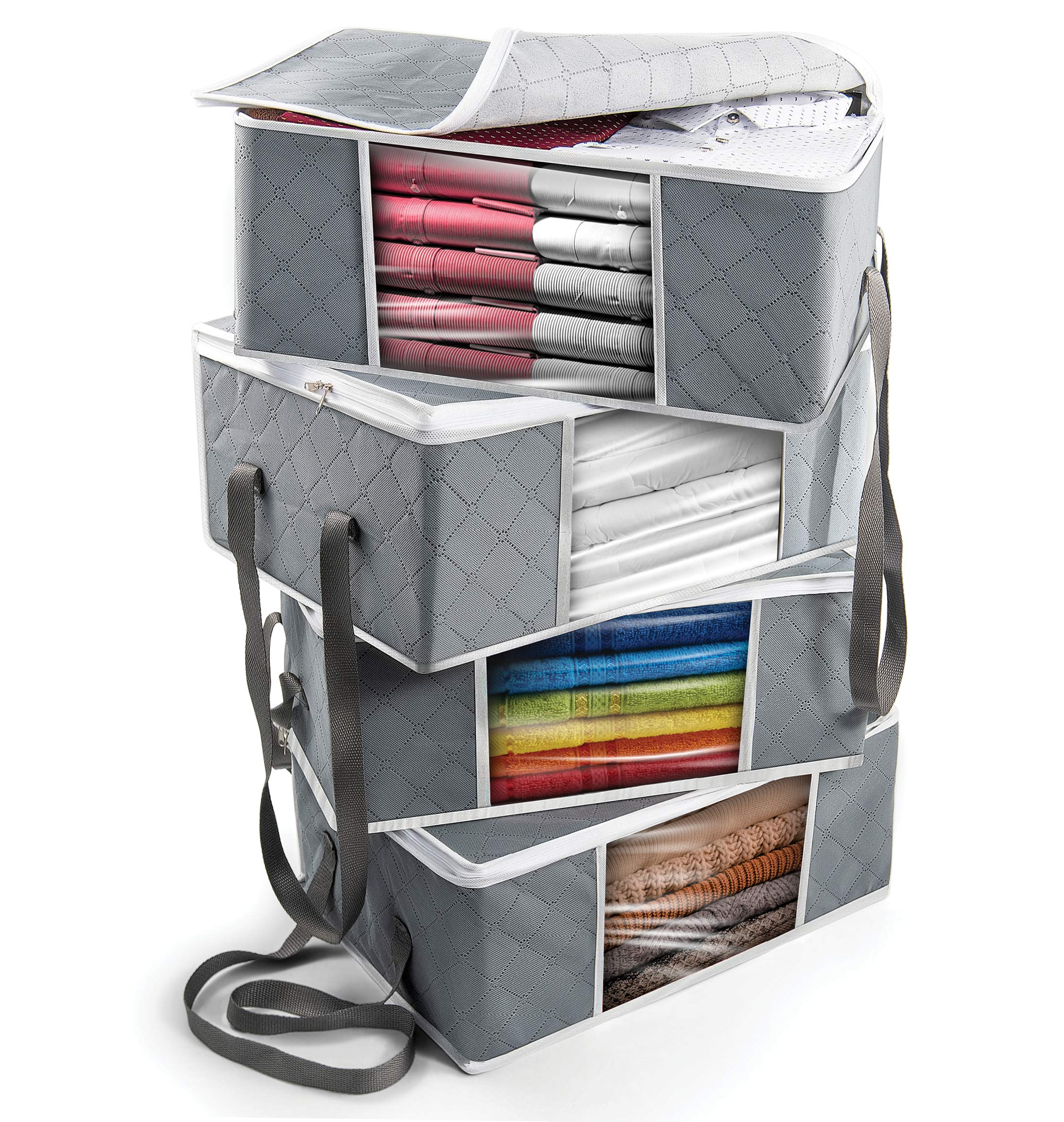 Storage Boxes Large Storage Bags Amazon Zipper Black Big Underbed