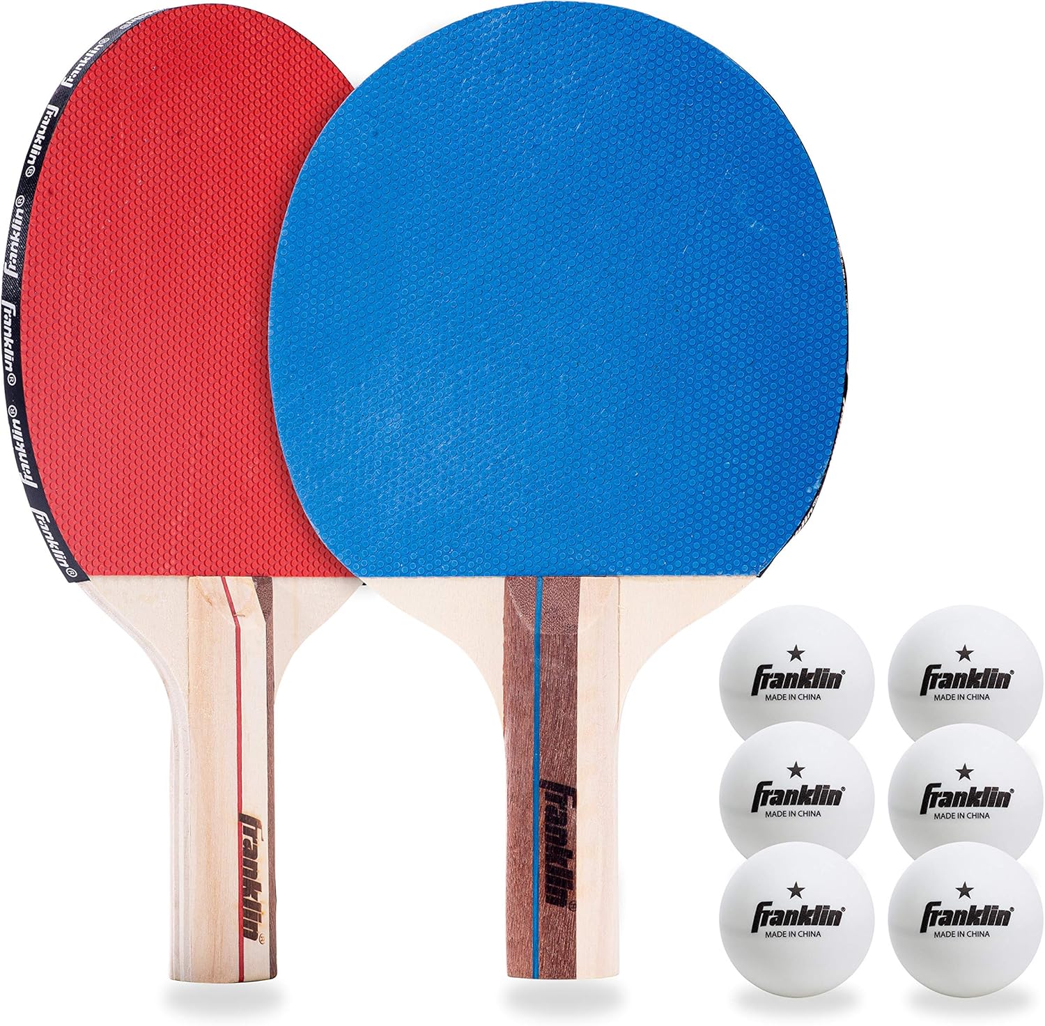 Franklin Sports 4 Player Table Tennis Paddle and Ball Set : Sports & Outdoors