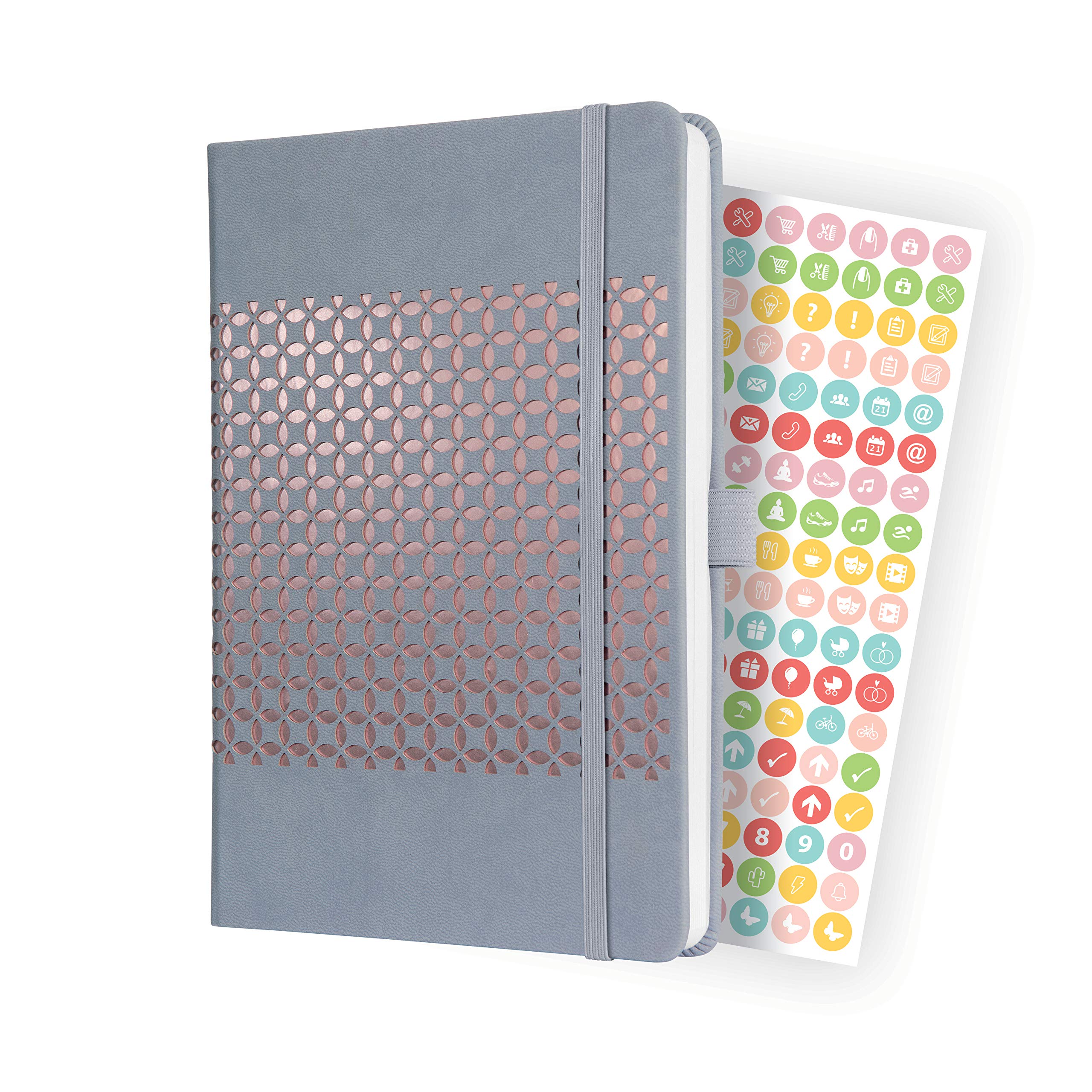 SIGEL J2209 Jolie weekly planner 2022 - 13,5 x 20,3 cm - hardcover - 174 pages - grey