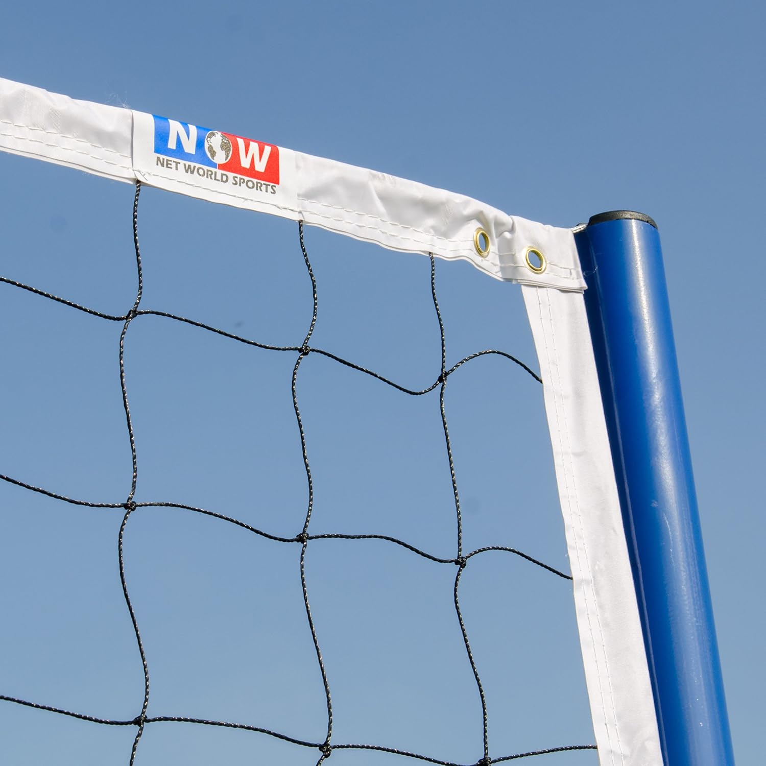 Freestanding Badminton/Volleyball Combi Posts [Optional Nets] | Portable Steel Posts : Sports & Outdoors