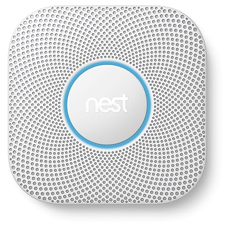Nest S3000BWFD Detector de Humo y CO, Blanco