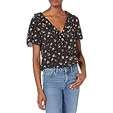 PAIGE Women's Clarita Flutter Sleeve Ruffle Top