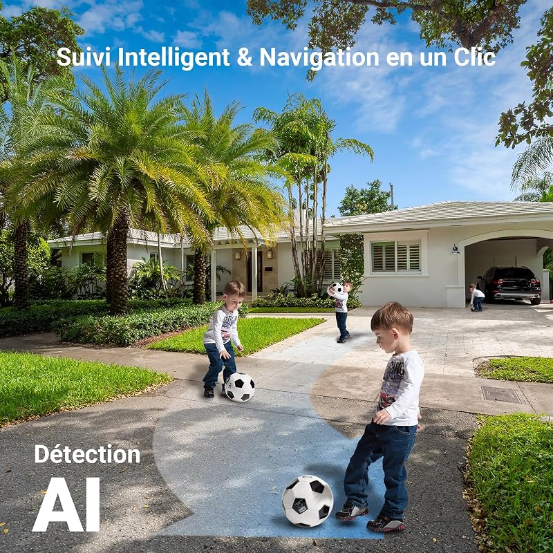 6MP(3MP+3MP) Caméra Surveillance Extérieur à Double Objectif, C9c 2K