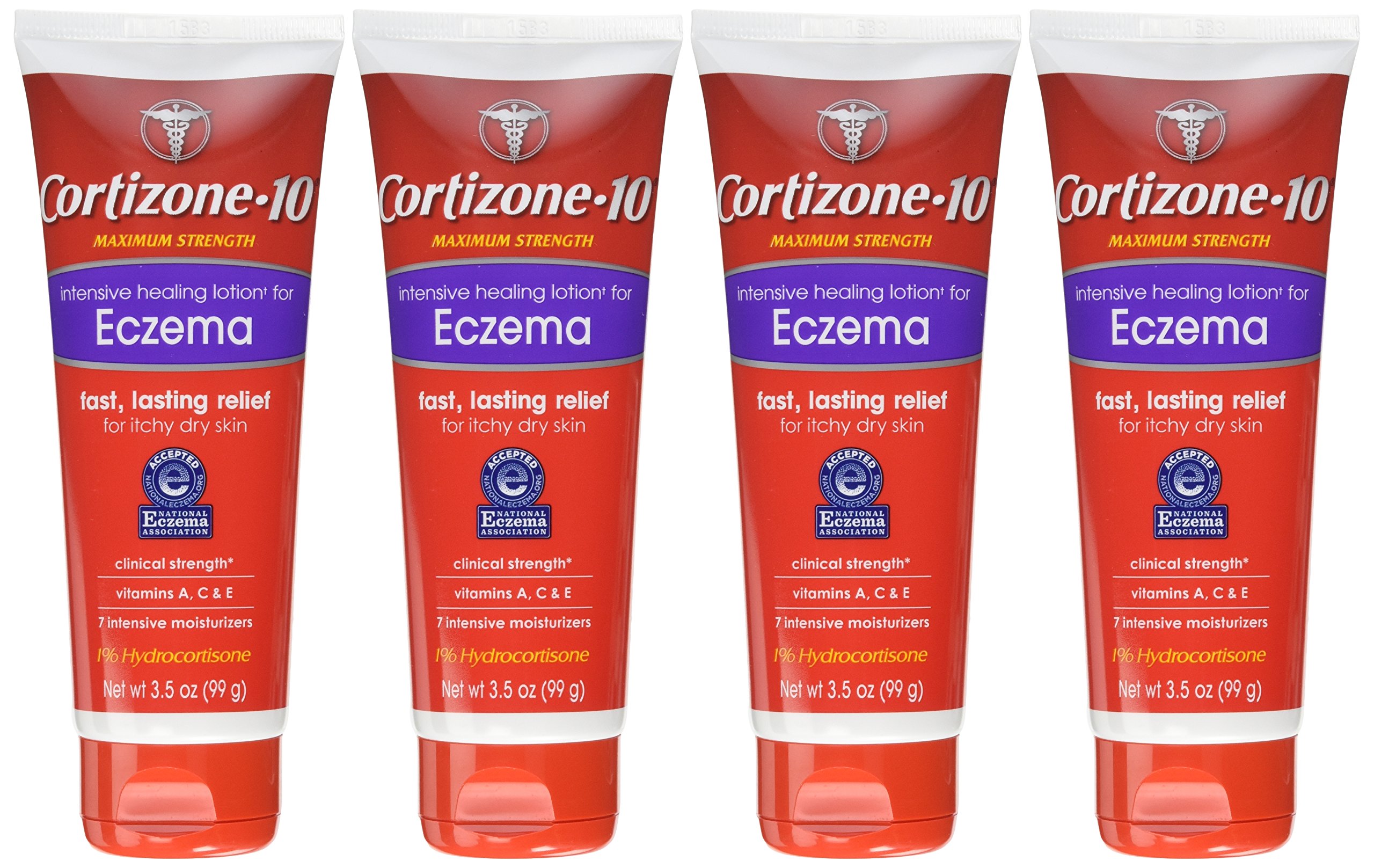 Cortizone 10 Intensive Healing Eczema Lotion 3.5 Oz (4 Pack)