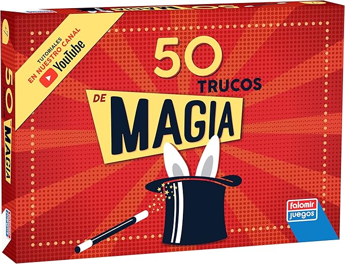 Caja Magia 50 trucos, Juego de Mesa, Magia: Amazon.es: Juguetes y juegos