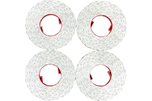 Glue Dots Dot Shot Pro 4 Applicator Refill Rolls with 1500 (1/2") Low-Profile Medium Tack Double-Sided Adhesive Dots