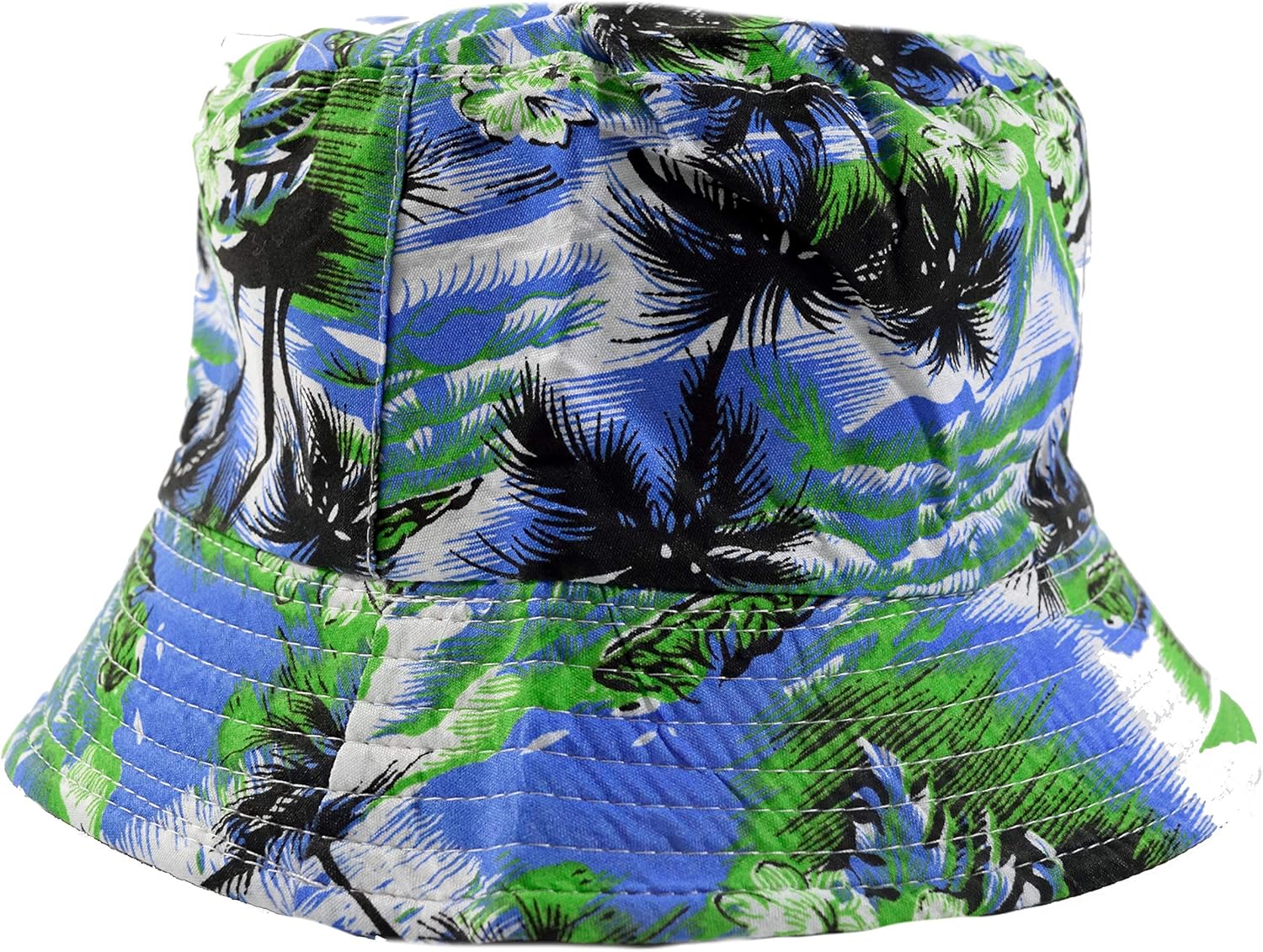 Coconut Creek Tropical Print Bucket Hat (TROP 1) at Amazon Women’s Clothing store