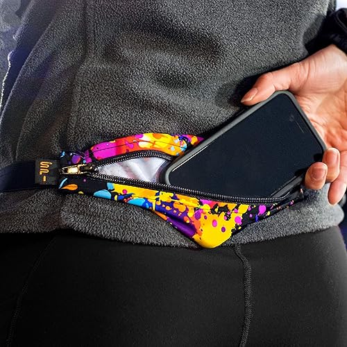SPIbelt Large Pocket Running Belt for Women Men, Phone Holder for