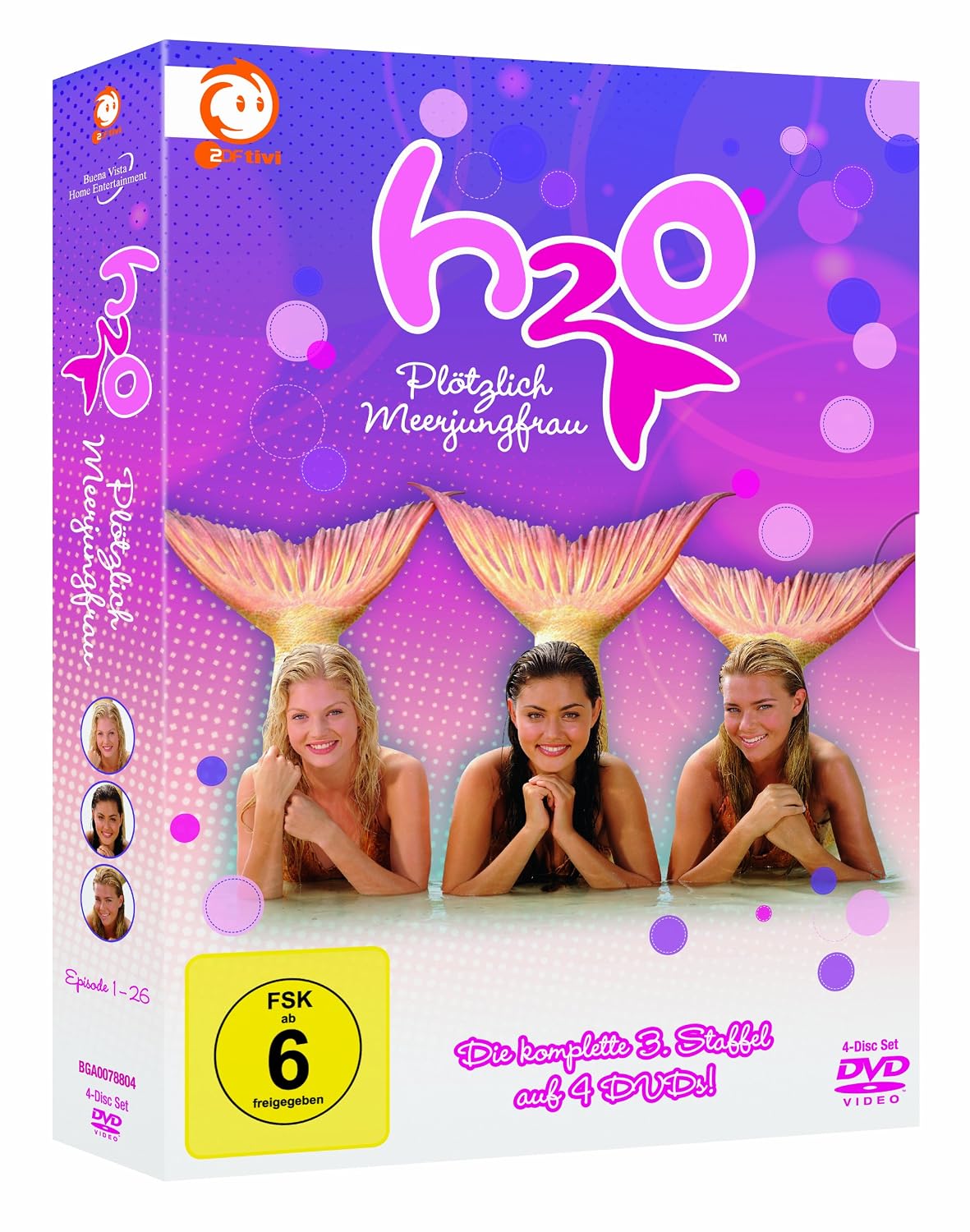 H2O Plötzlich Meerjungfrau Die komplette 3. Staffel Alemania DVD