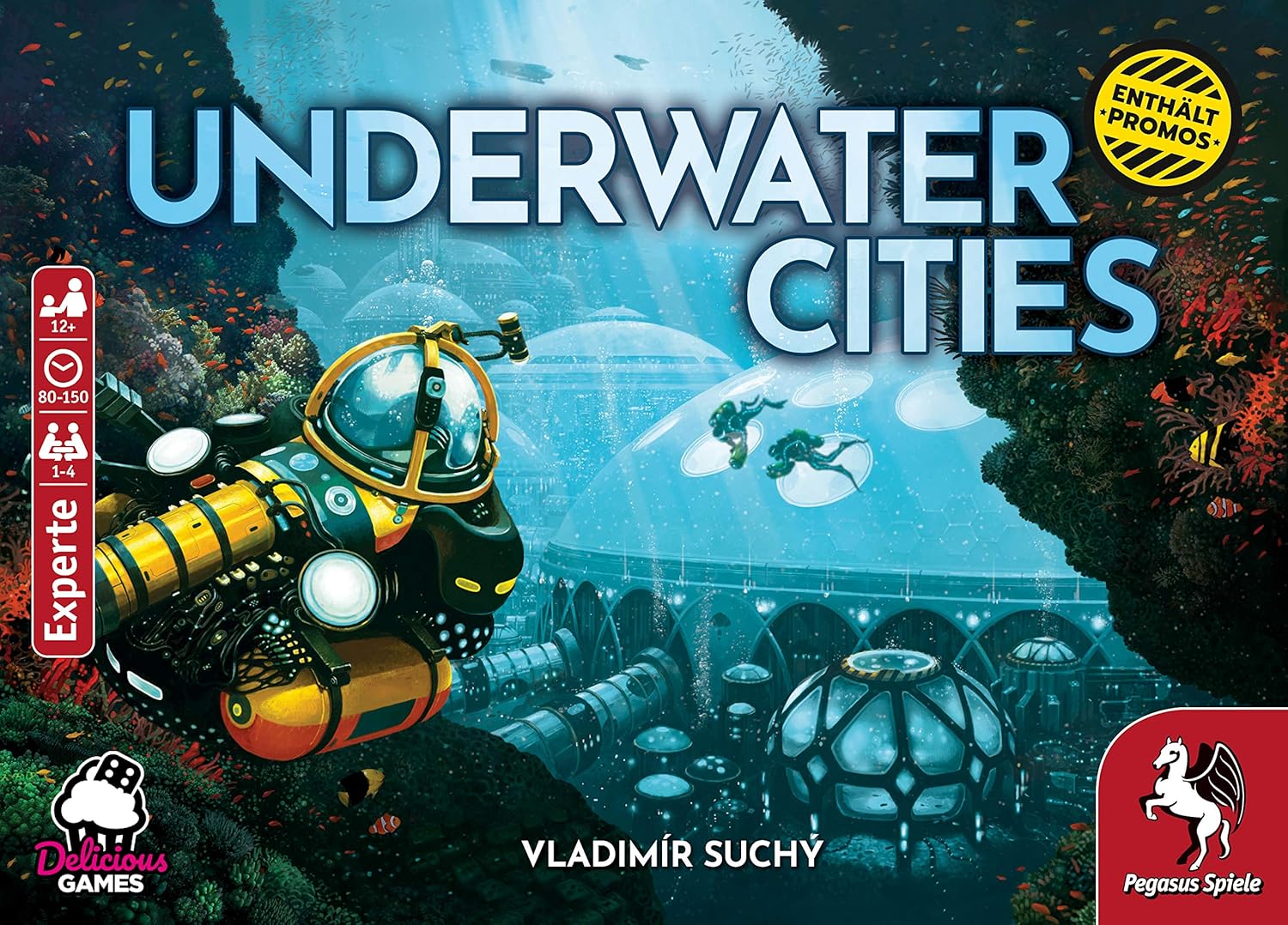 Pegasus Spiele 51905G Underwater Cities (German Edition) Recommended Connoisseur Game 2020, Multicoloured - Image 3