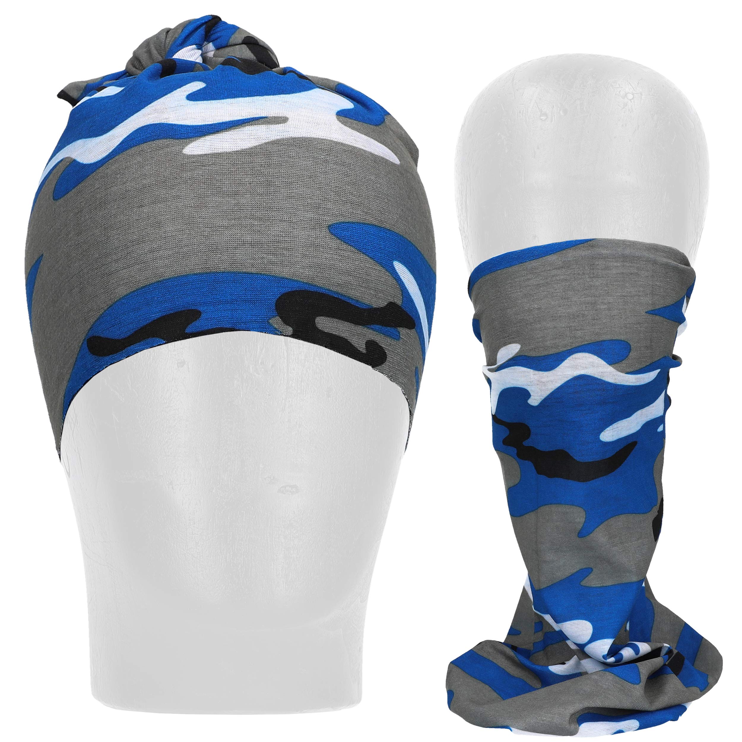 mumbi 31233 Cover Camouflage Blue Grey Mouth Nose Protection