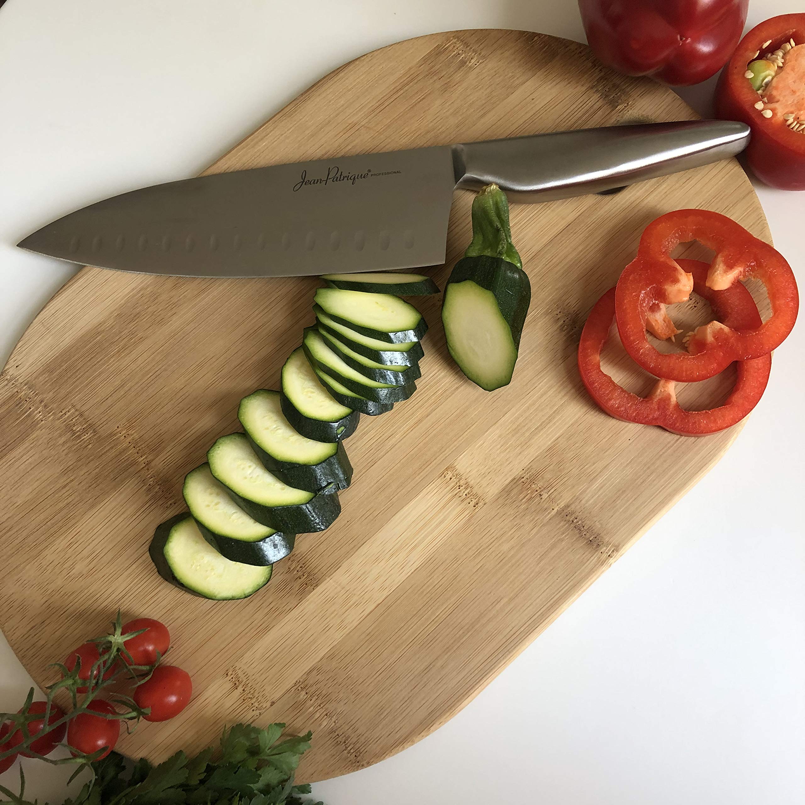 Oval Wooden Chopping Board (38.5cm x 26cm) - Long Lasting Bamboo Chopping Board - by Jean Patrique