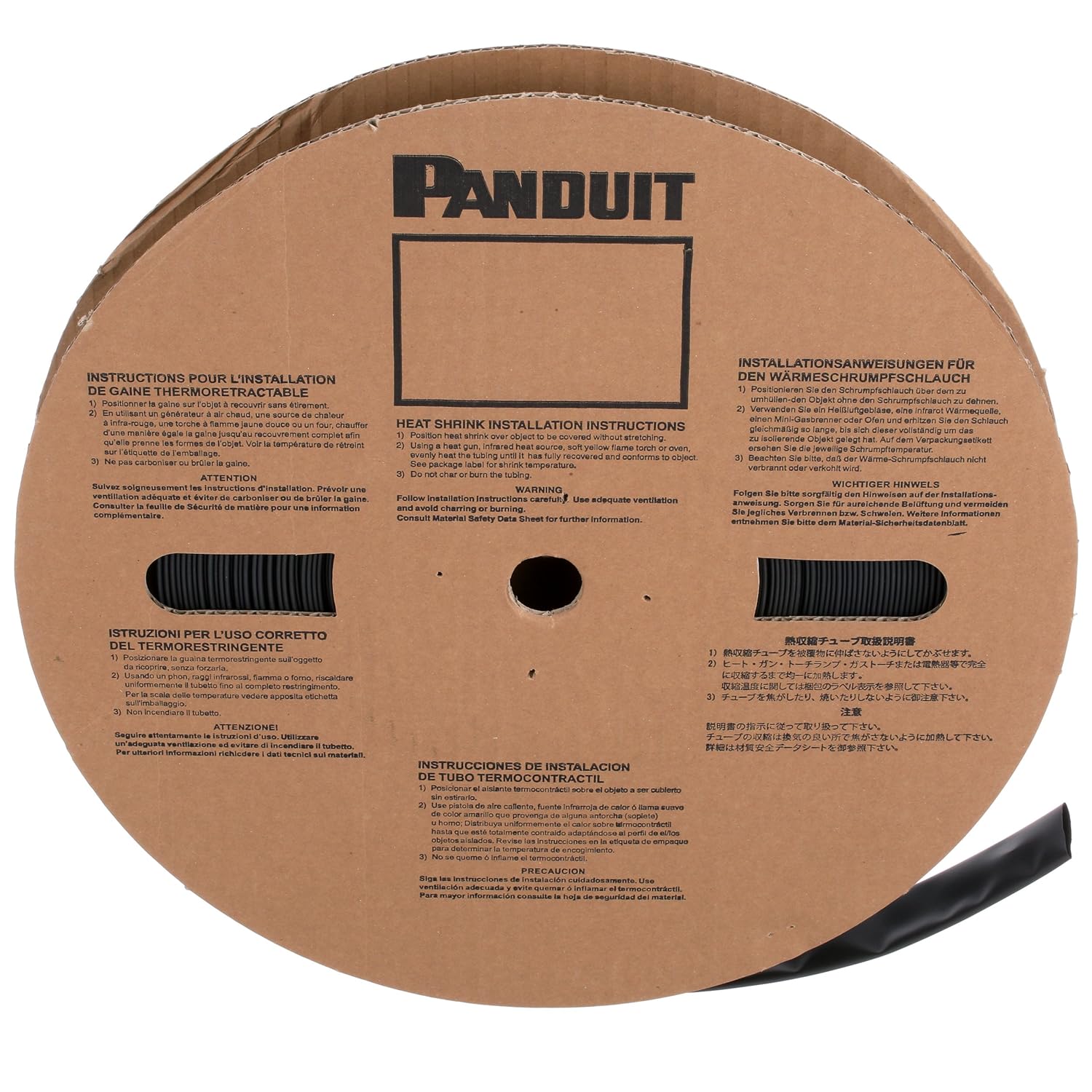 Panduit HSTT06C2 Thin Wall Polyolefin Heat Shrink, 0.06Inch, Red