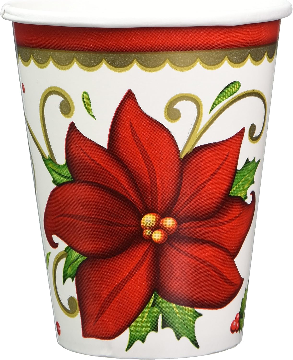 9 Oz Winter Botanical Christmas Paper Cups For Party 50 Ct Party Supplies Party Tableware Ilsr Org