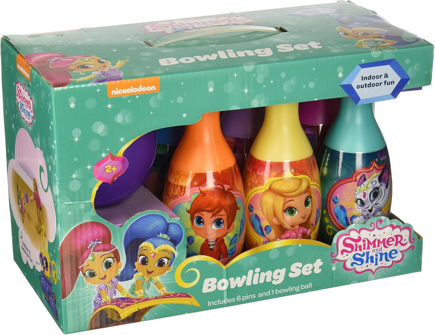 shimmer and shine bowling set