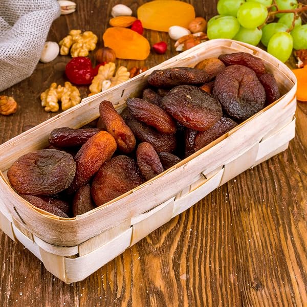ELAN ORGANIC SUN-DRIED APRICOTS, 7 OZ, DRIED FRUITS, NO SULPHITES, NO SUGAR ADDED, NON-GMO, VEGAN, GLUTEN-FREE, KOSHER, NATURALLY SWEET SNACKS, TURKISH APRICOTS