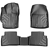 MAXPRO Floor Mats for Toyota Corolla Hatchback 2020-2025 | 1st & 2nd Row Set | All-Weather Waterproof Heavy-Duty TPE Cargo Liners | Custom Fit, Anti-Slip, Easy Clean