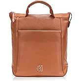 Cole Haan Womens Grand Ambition Small Convertible Luxe Backpack, New British Tan