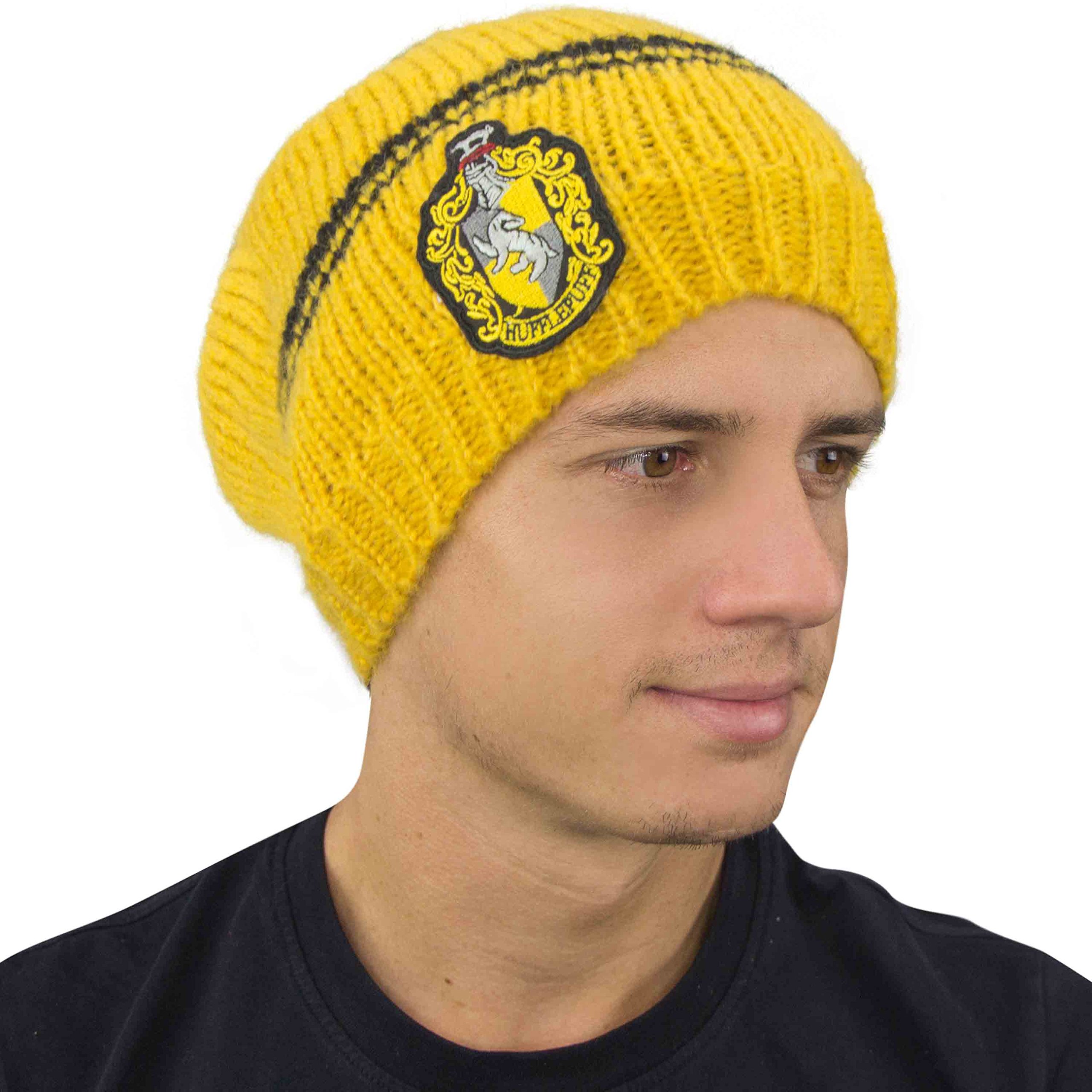 Cinereplicas - Harry Potter - Slouchy Beanie - Officially licensed - Hufflepuff - Yellow & black