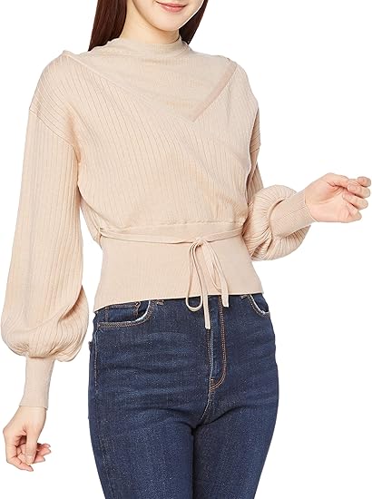 Amazon リリーブラウン カットレイヤードニットトップス Lwnt2110 レディース Beg F セーター 通販