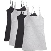 4 Pack Active Basic Women's Basic Tank Tops