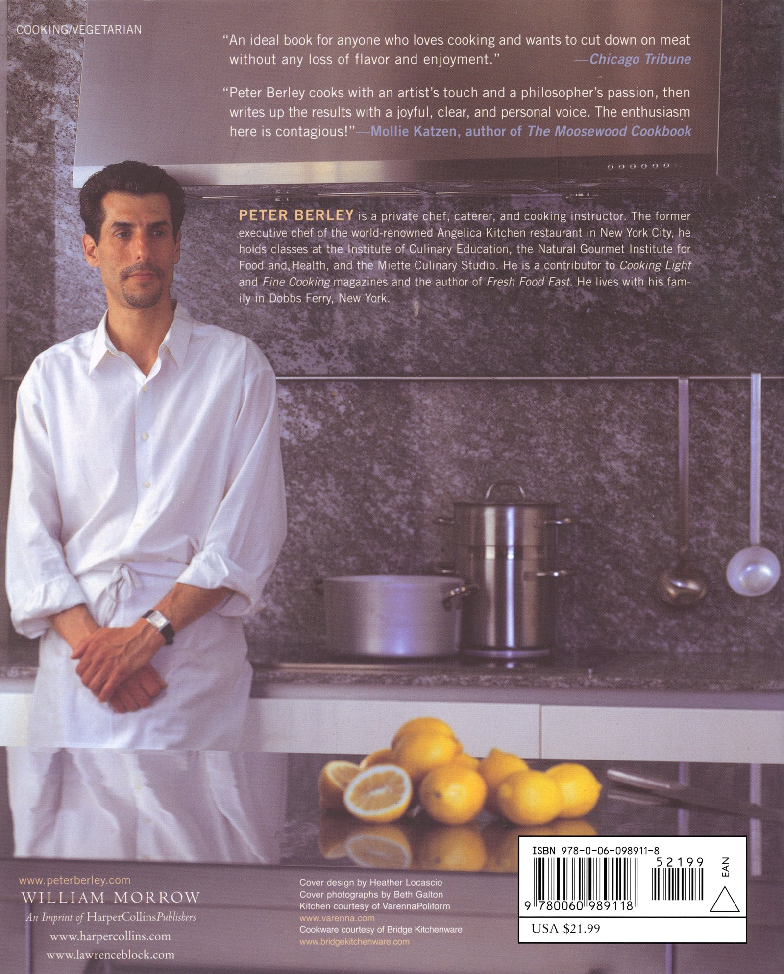 Modern Vegetarian Kitchen The Berley Peter 9780060989118 Amazon Com Books