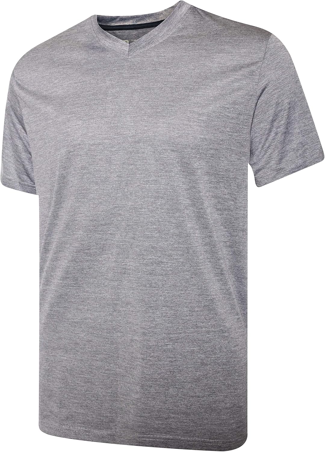 5 Pack: Men’s V-Neck Dry-Fit Moisture Wicking Active Athletic Tech Performance T-Shirt: Clothing