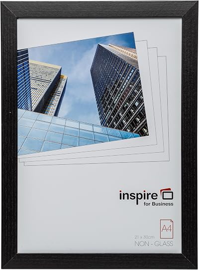 Hampton Frames Oxford Quality Black Wood A4 Certificate Frame 21x30 cm