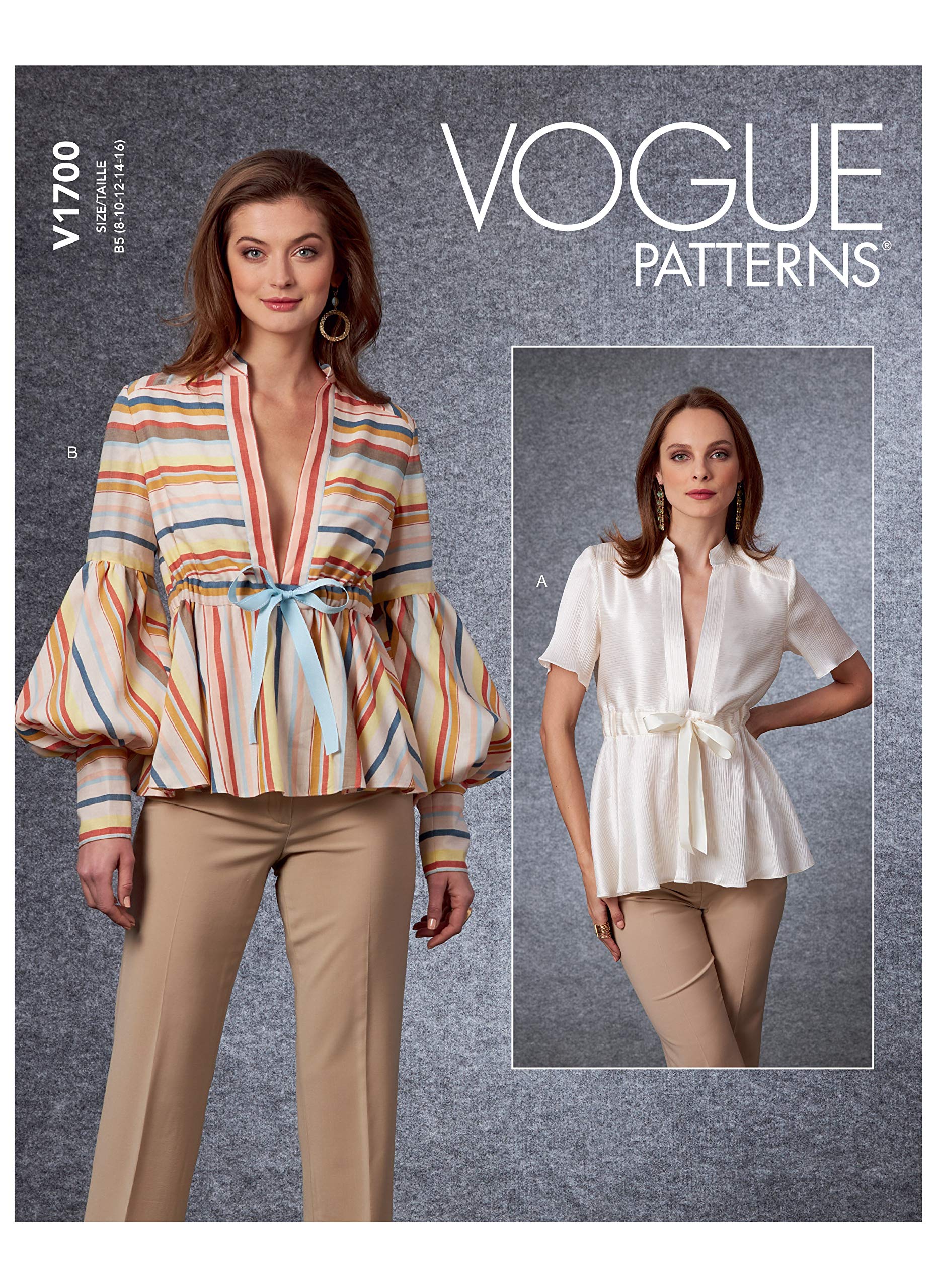 Vogue Patterns V1700B5 Misses' Top