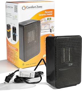 Amazon Com Comfort Zone Ceramic Heater In Black Home Improvement