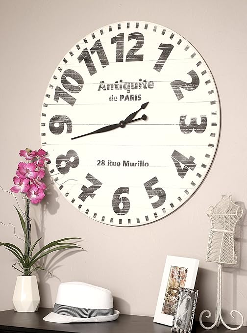Amazon Com Brandtworks Llc Az 24whbkpar Reloj De Pared Para