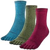 OrrinSports Toe Socks for Men Women Coolmax Liner