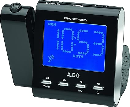 AEG MRC 4122 F N Funkuhrenradio (9,7 cm (3,8 Zoll) LCD Display, UKW-/MW Tuner
