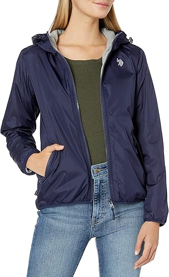 blue polo windbreaker