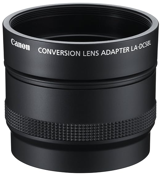 Canon LA-DC58L Lens Adapter für PowerShot G15 schwarz