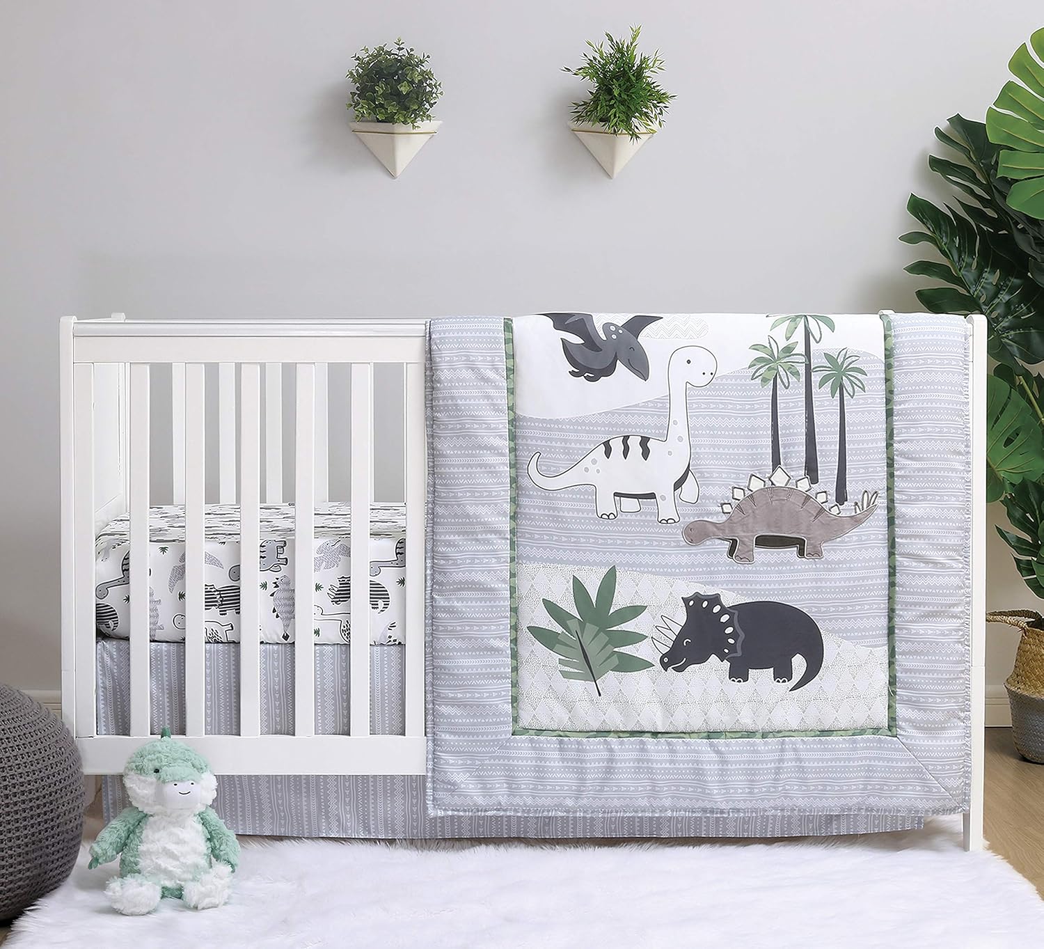 elephant crib comforter