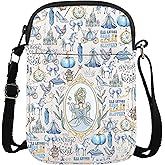 WCGXKO Fairy Tales Crossbody Bag Fairy Princess Gift Fairy Princess Messenger Bag For Women