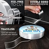 DIY Doctor Multi-Functional Double Sided Nano Tape 5m x 22mm Roll 2 Pack view 3