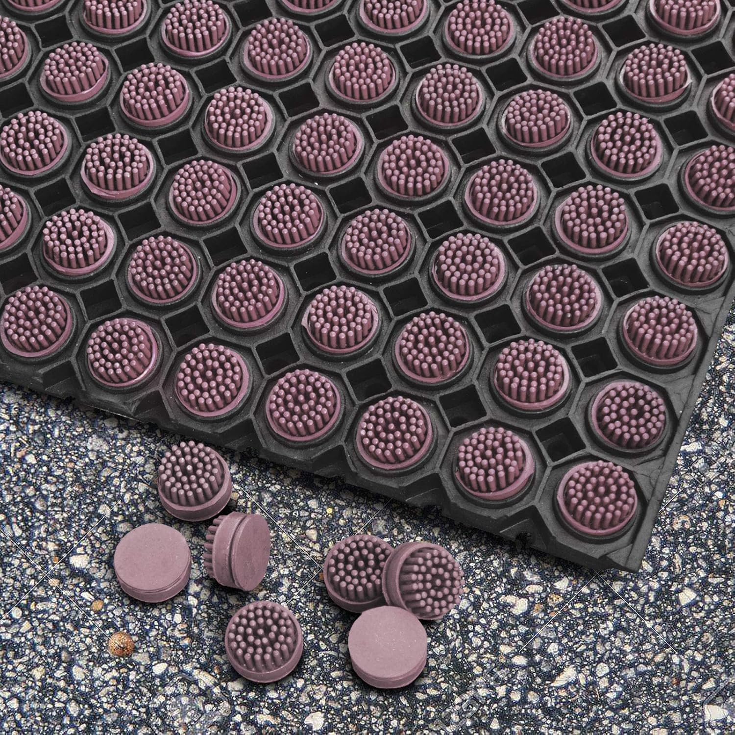 39 x 96 3 1/4 x 8 AntiFatigue Rubber Floor Mat for Commercial