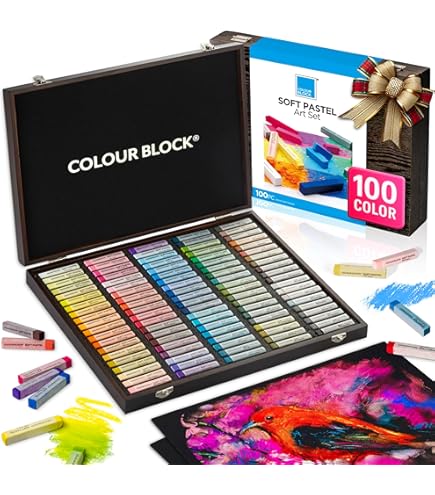 Amazon.com: SENNELIER Extra-Soft Pastel Full Stick Wooden Box Set