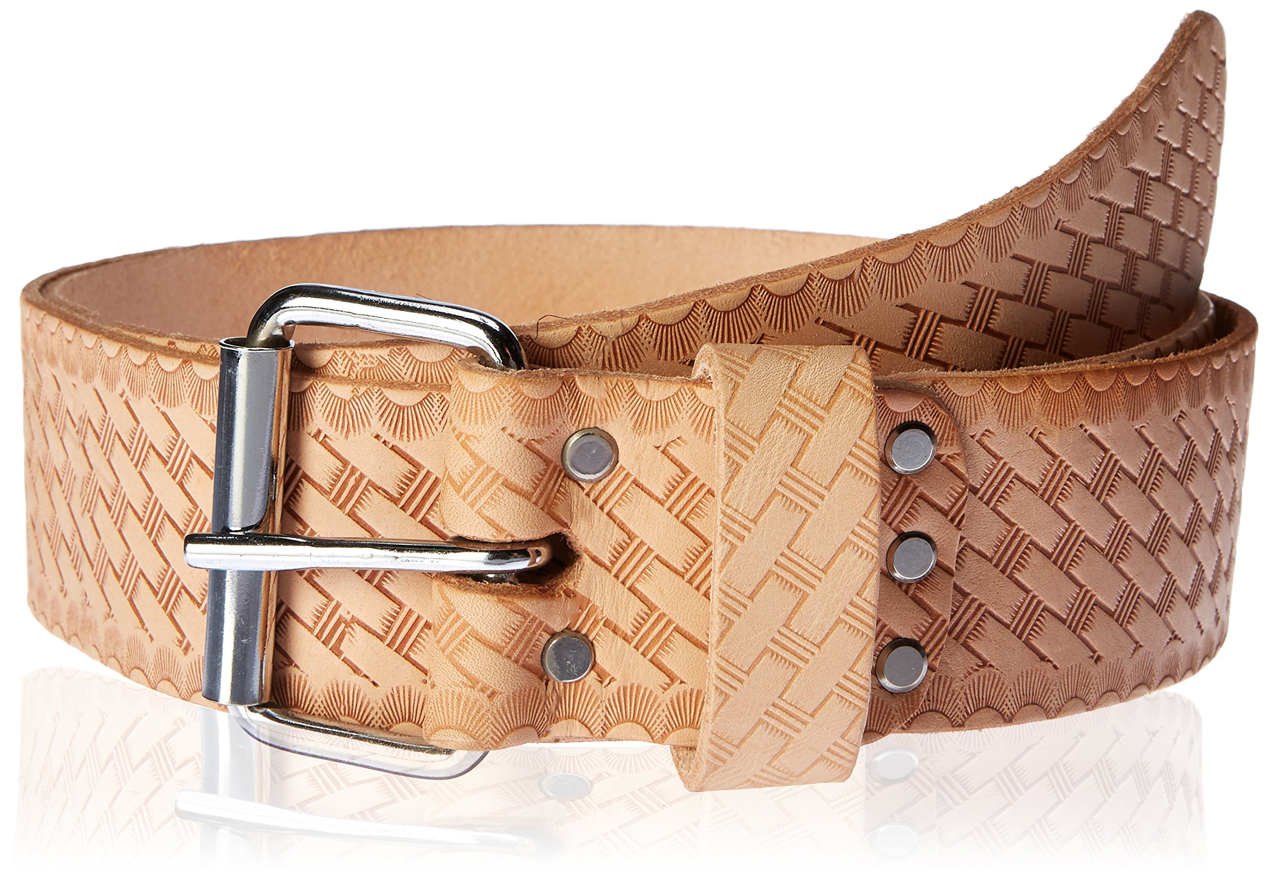 CLC Custom Leathercraft E4521 2Inch Wide Embossed Leather Work Belt