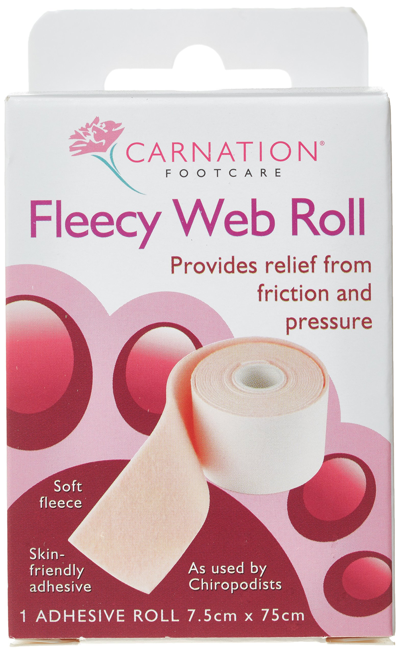 Carnation Fleecy Web Roll 7.5 cm x75 cm