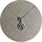 Sterling Silver Swirl Pendant Necklace