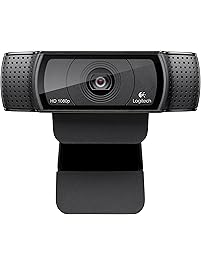 Logitech HD Pro Webcam C920, Widescreen Video Calling and Recording, 1080p Camera, Desktop or Laptop Webcam